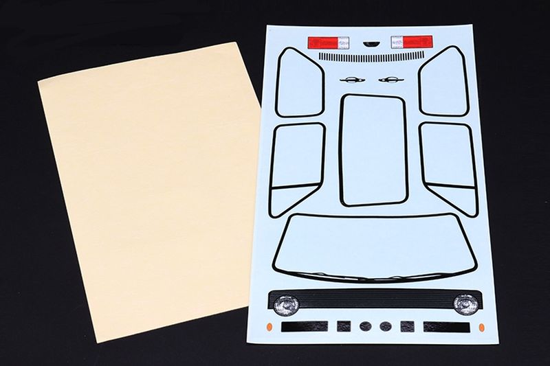 Golf MK1 Clear Body (210mm), for M-Chassis
