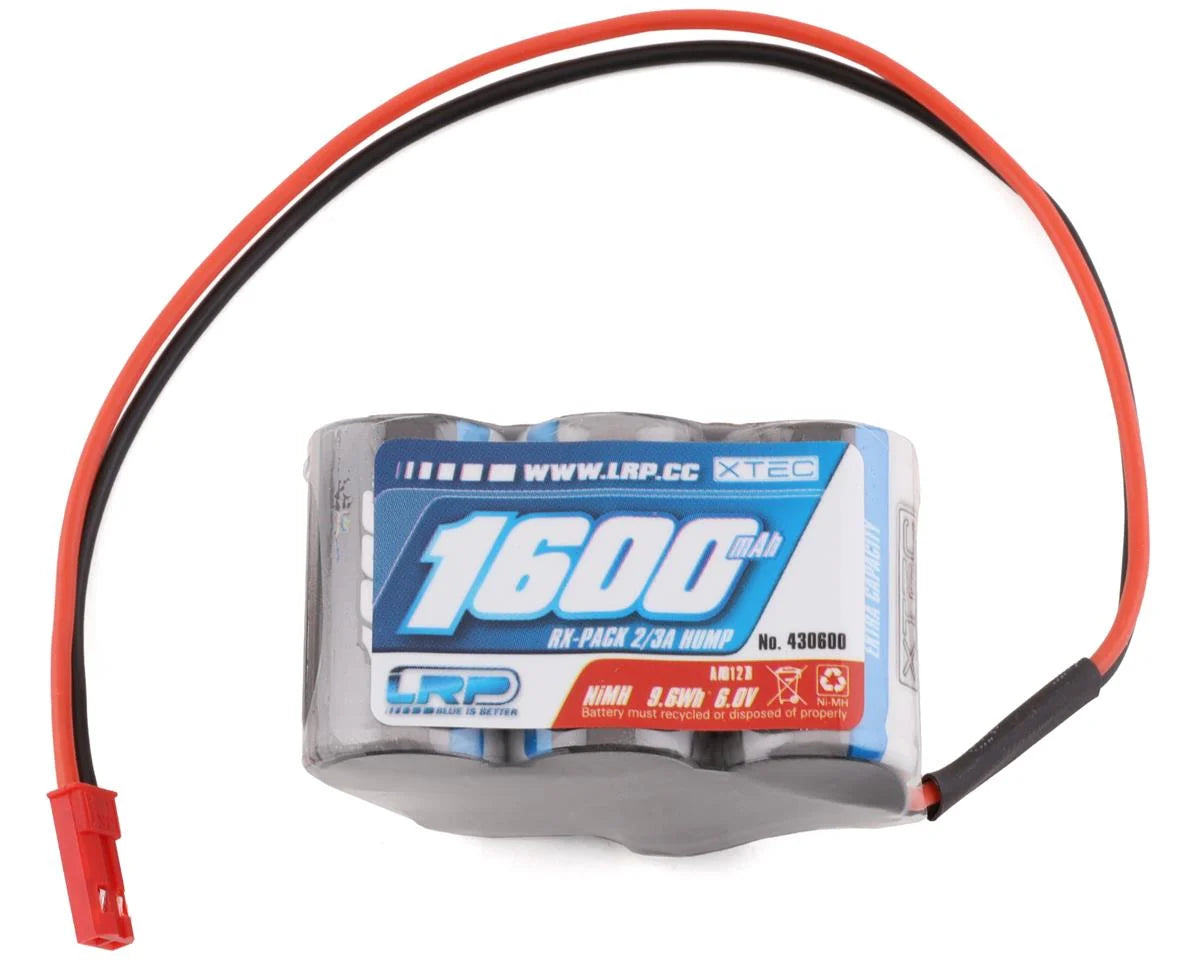 XTEC 5-Cell 6.0V NiMH Hump Receiver Pack (1600mAh)