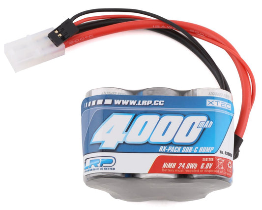 XTEC 5-Cell 6.0V "Long Life" 1/5 NiMH Hump Receiver Pack (4000mAh)