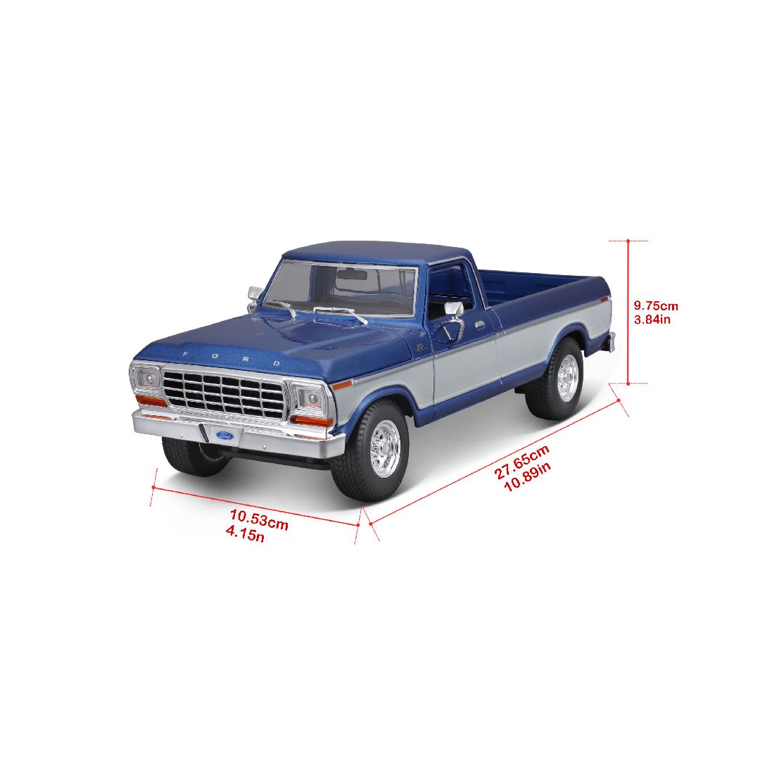 1/18 SE 1979 Ford F1 Pick-up Truck - Blue/White