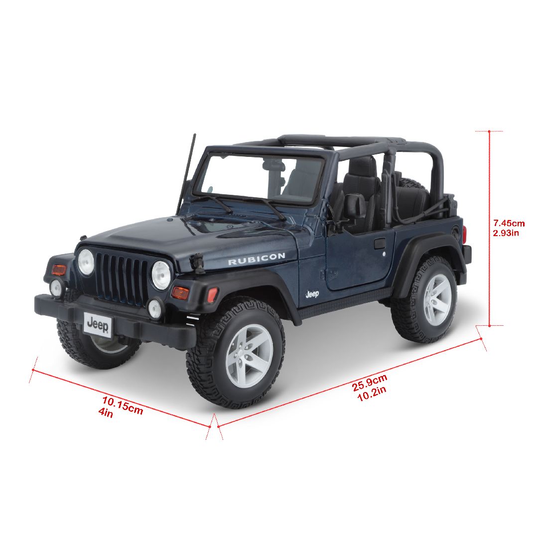 1/18 SE Jeep Wrangler Rubicon - Metallic Blue