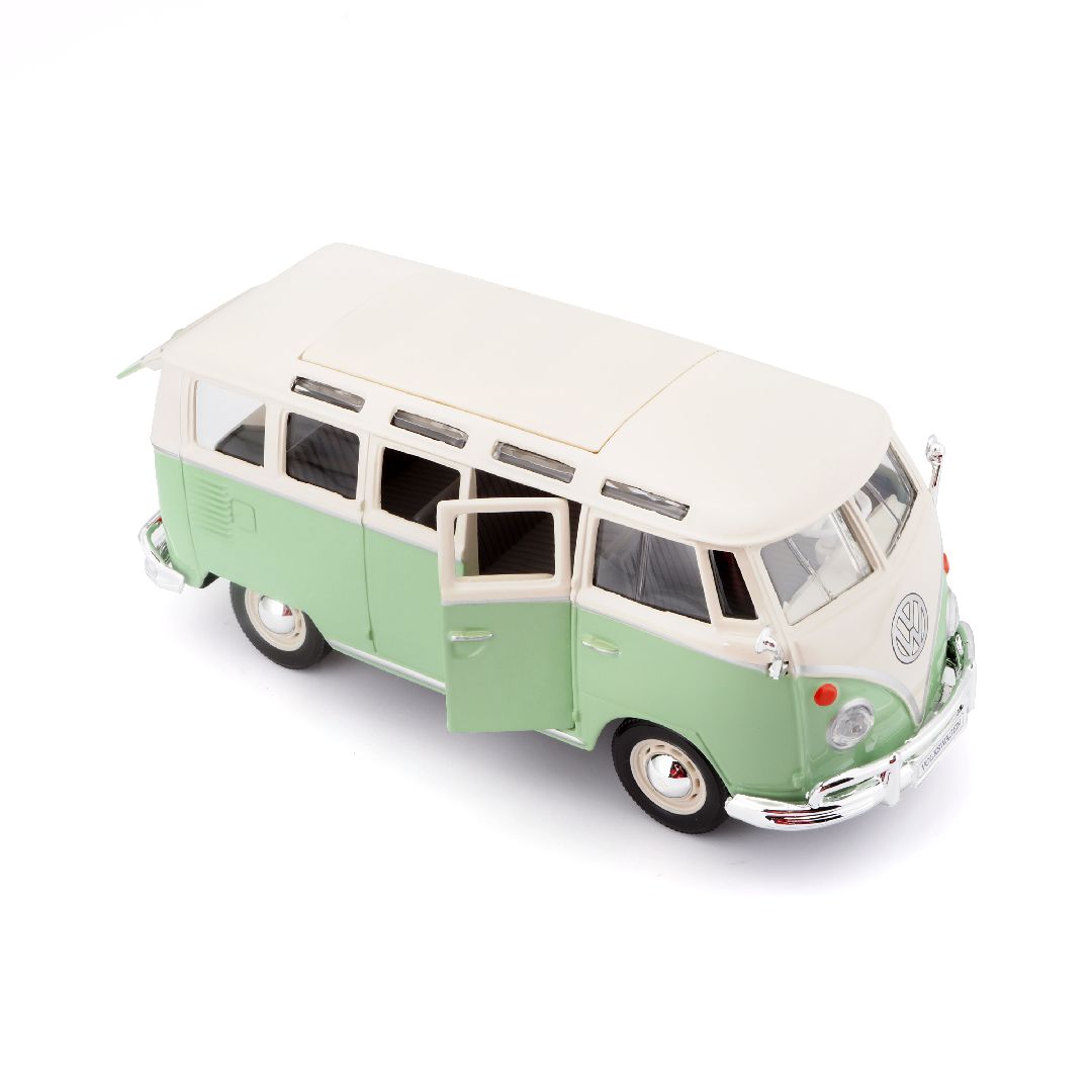 Volkswagen Van "Samba" 1/25 SE - Green/Cream