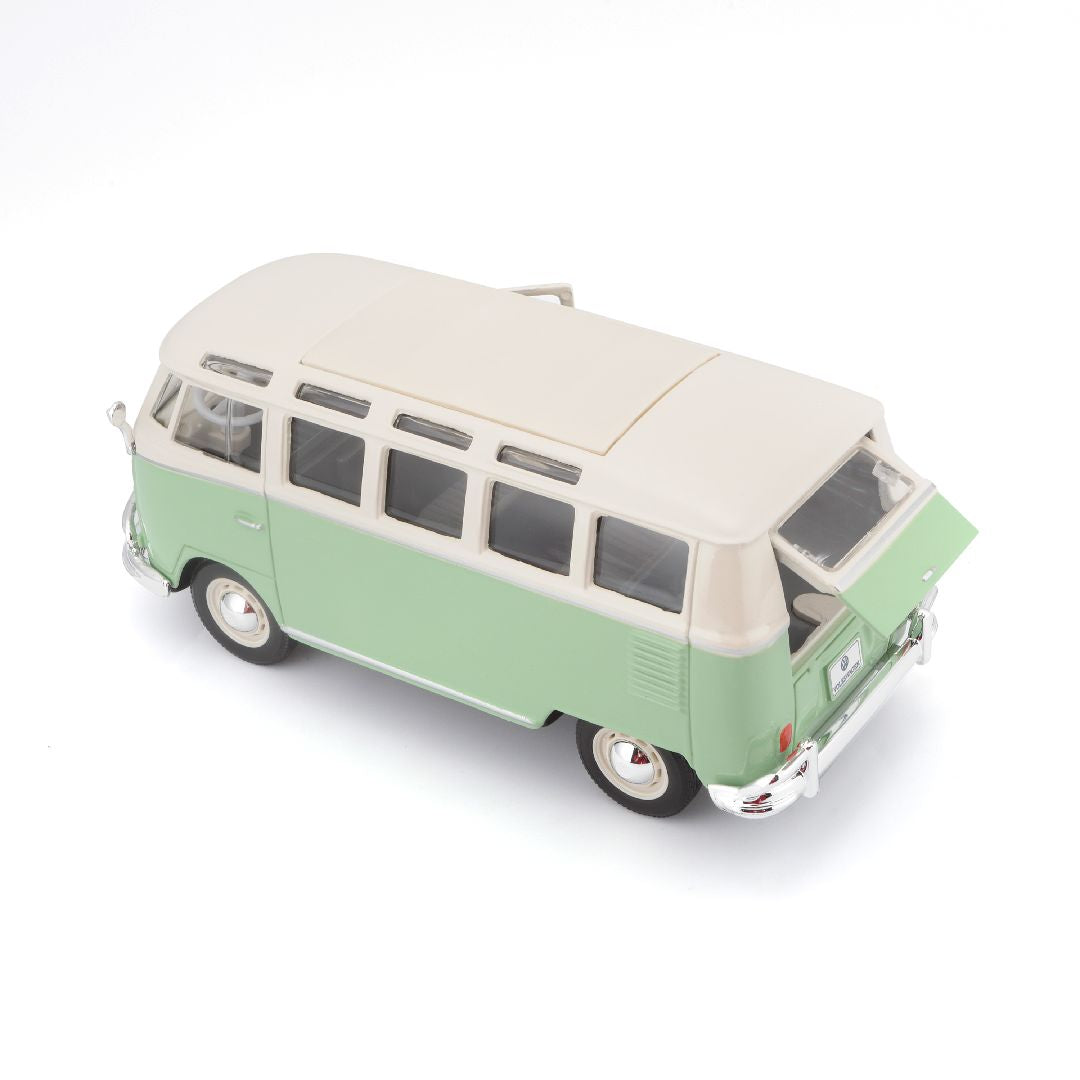 Volkswagen Van "Samba" 1/25 SE - Green/Cream
