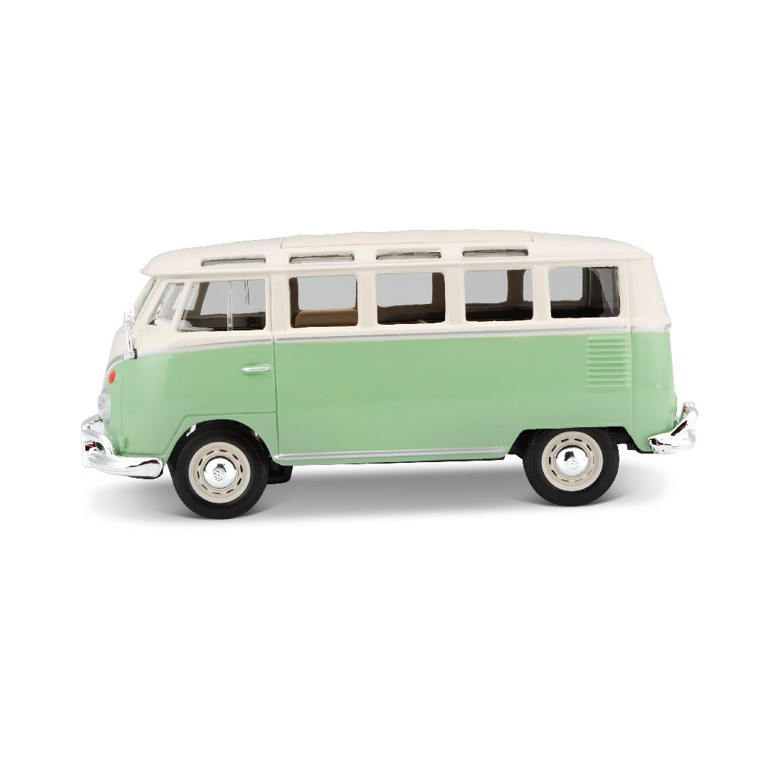 Volkswagen Van "Samba" 1/25 SE - Green/Cream