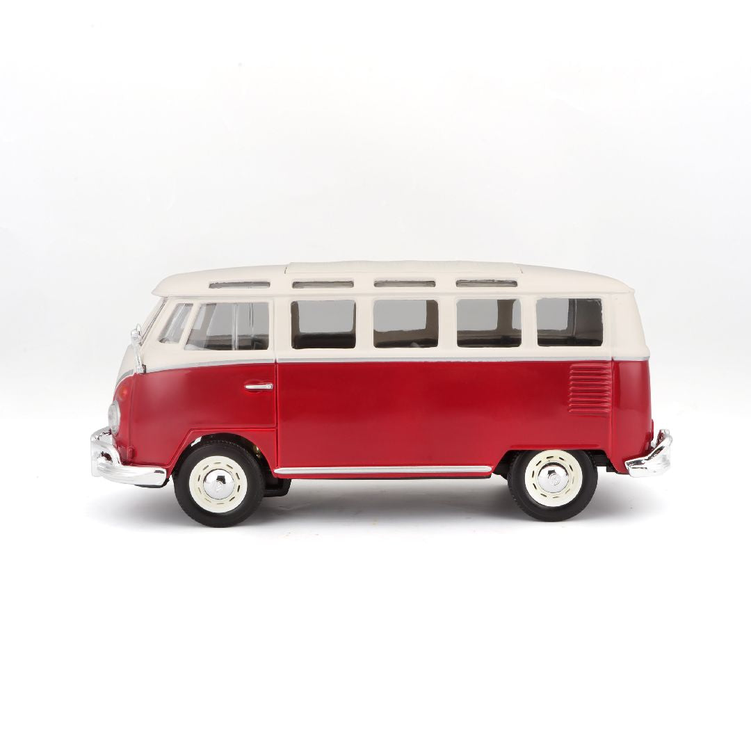 Maisto 1/25 Special Edition Volkswagen Van "Samba" (White/Red)