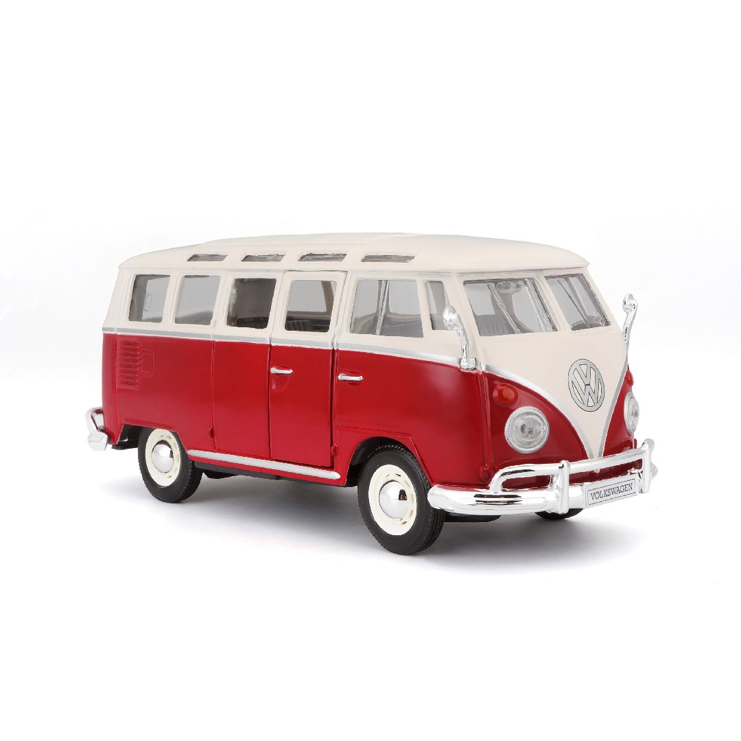 Maisto 1/25 Special Edition Volkswagen Van "Samba" (White/Red)