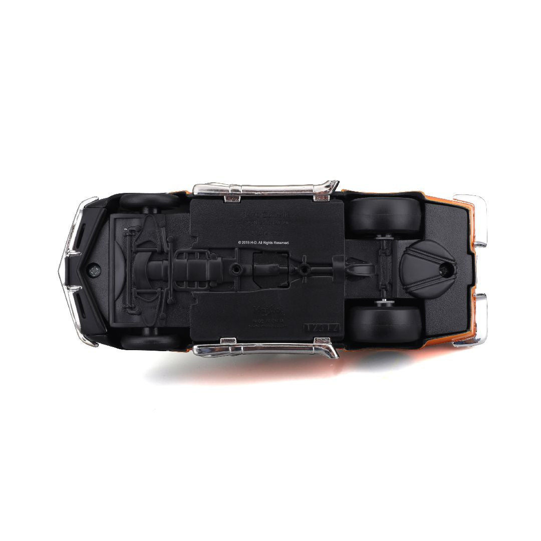 Maisto 1/25 Harley Davidson Custom 1970 Chevy Corvette (Black/Orange)