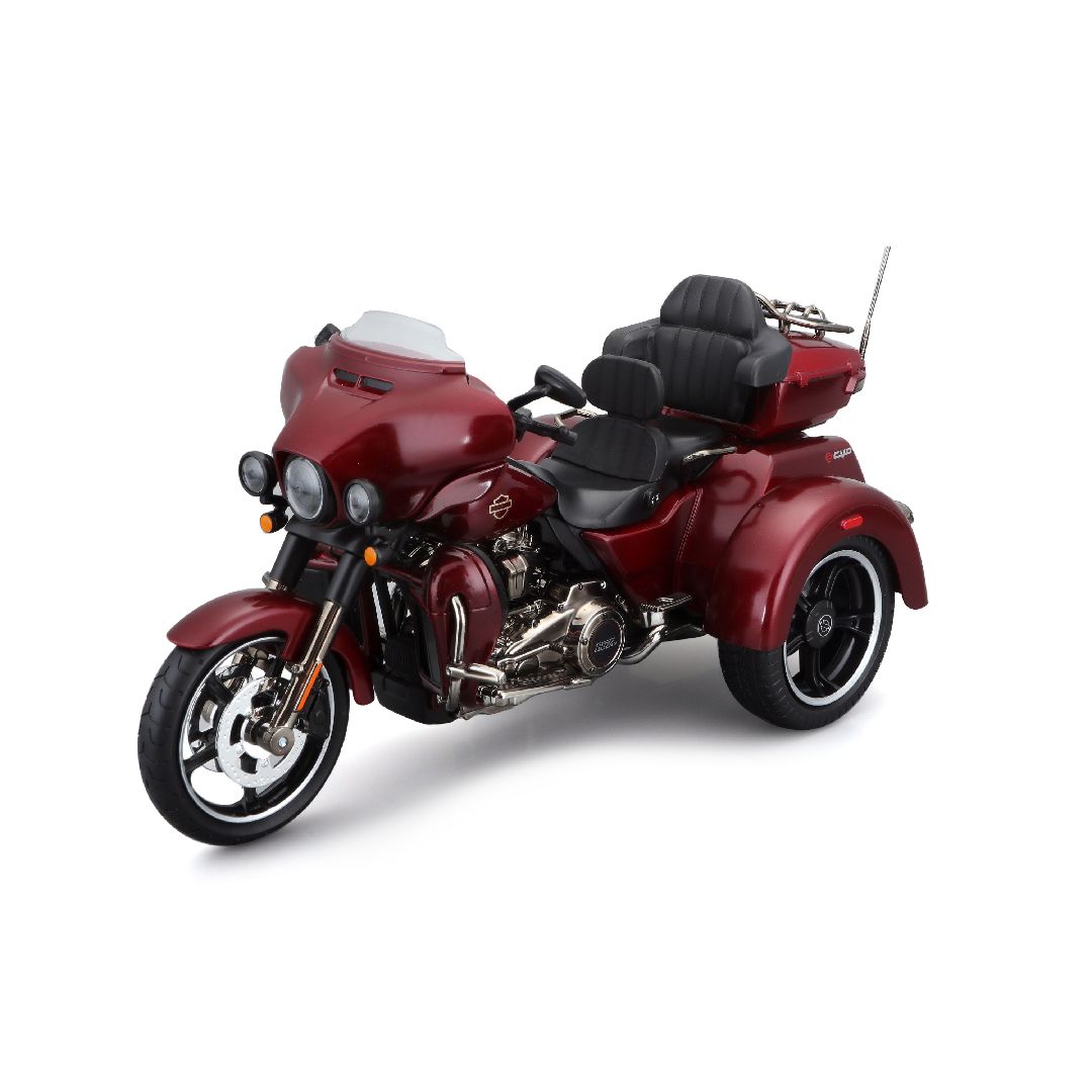 Maisto 1/12 H-D 2021 CVO Tri Glide Burgundy