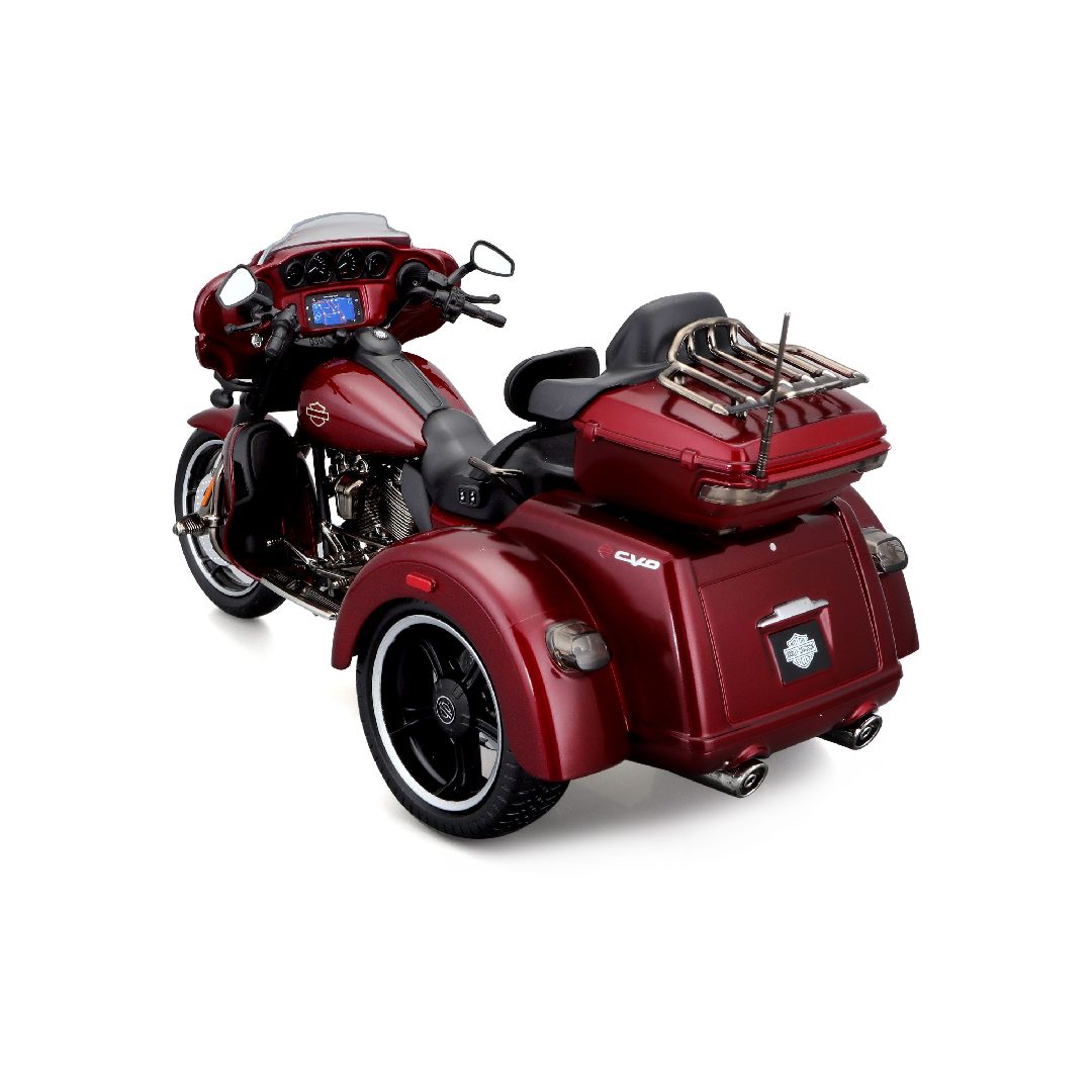 Maisto 1/12 H-D 2021 CVO Tri Glide Burgundy