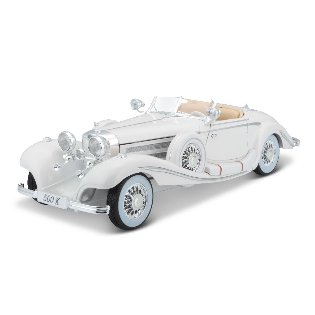 1/18 Premiere Edition 1936 M-B 500 K Type Special roadster (White)