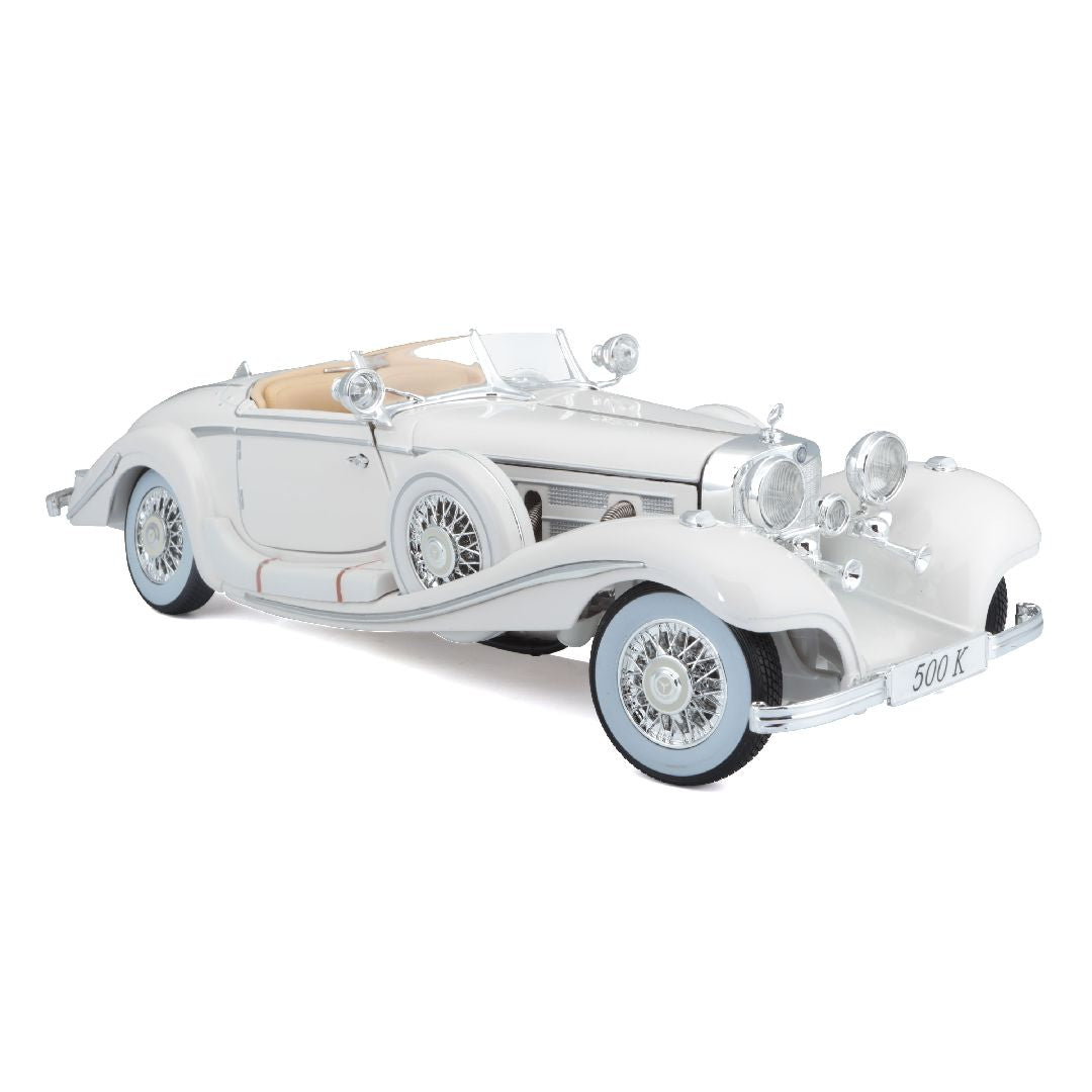 1/18 Premiere Edition 1936 M-B 500 K Type Special roadster (White)