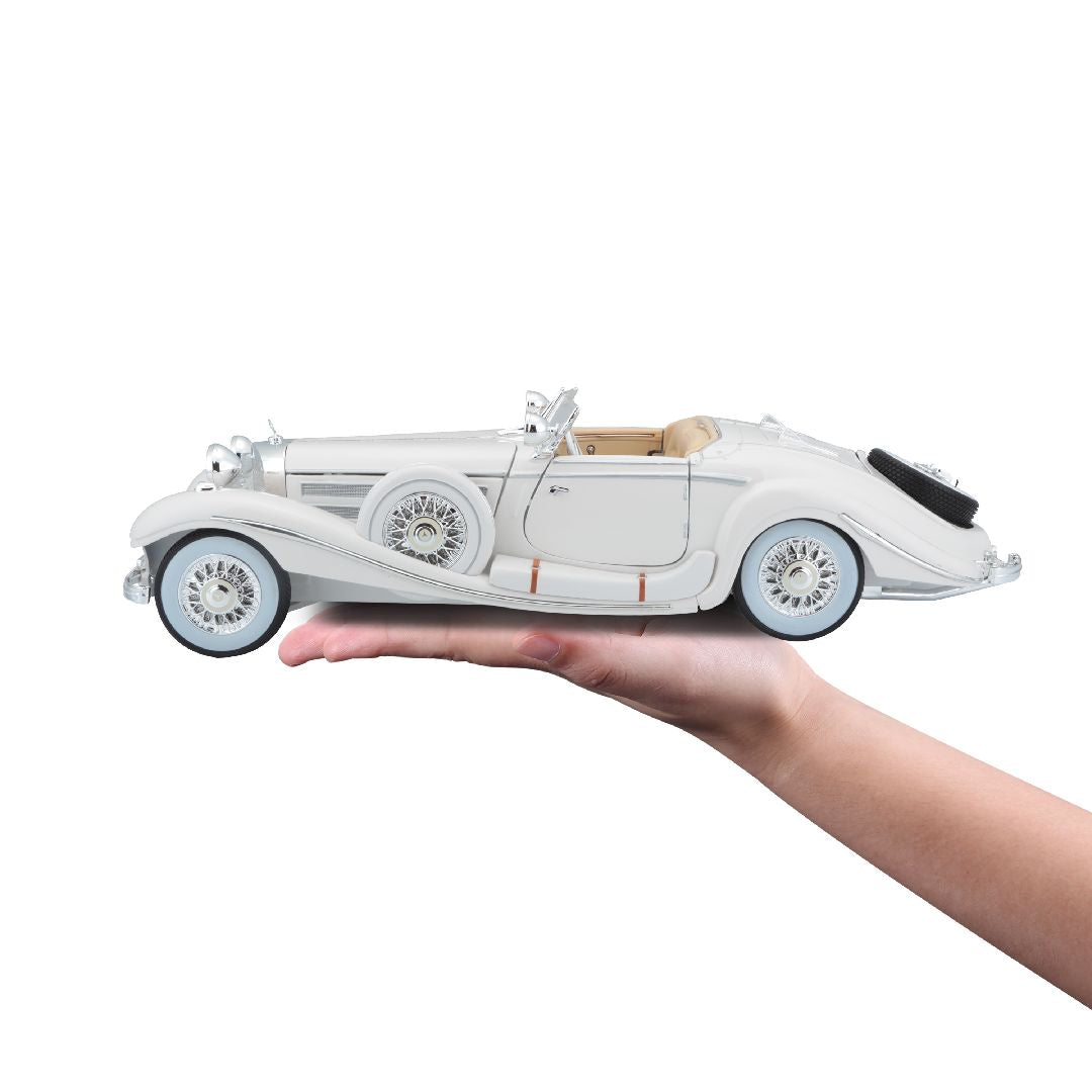 1/18 Premiere Edition 1936 M-B 500 K Type Special roadster (White)