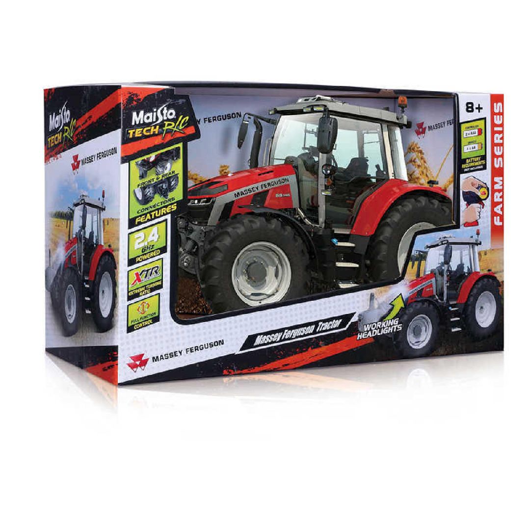 RC 1/16 Massey - Ferguson 5S.145 D6 Tractor - Red