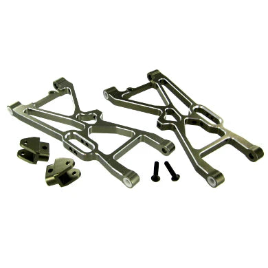 Rear Lower Suspension Arms (Aluminum) (GunMetal) (x2)