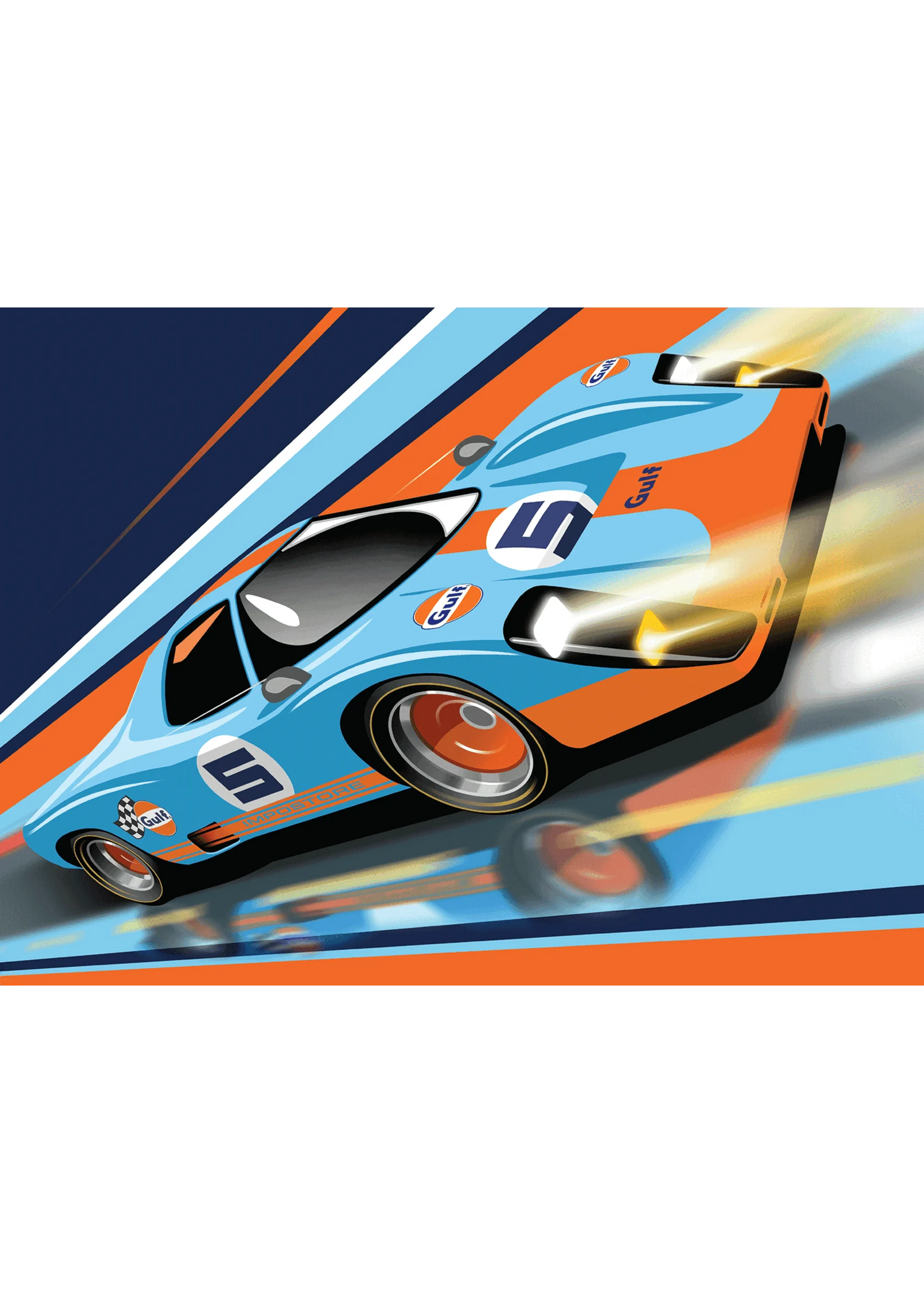 Gulf Racing In-store Collector Tin