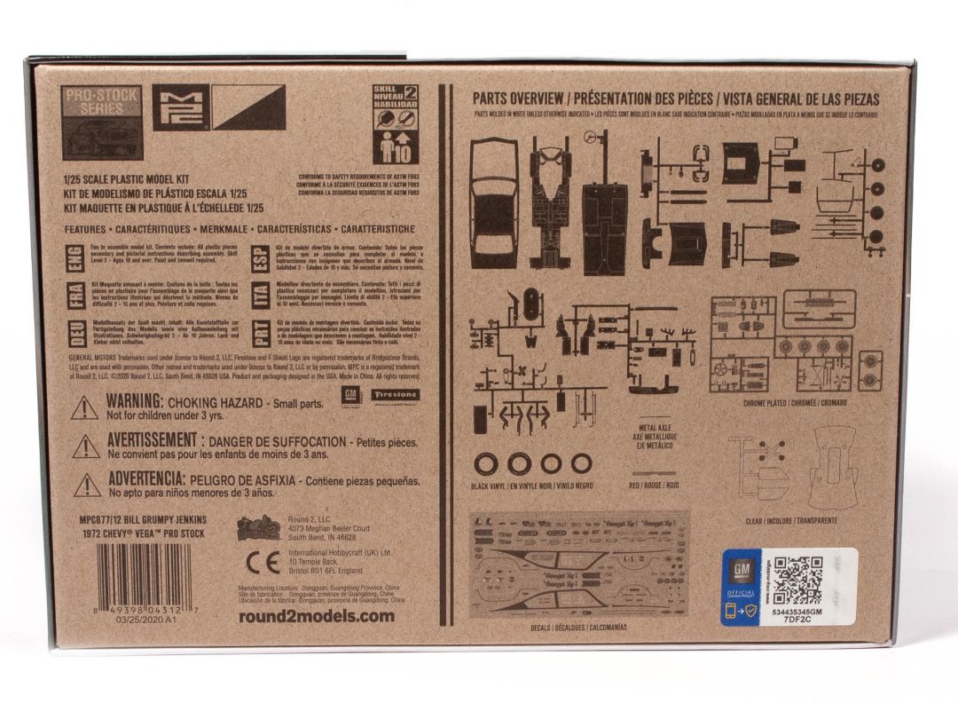 1/25 1972 Chevy Vega Pro Stock / Bill "Grumpy" Jenkins