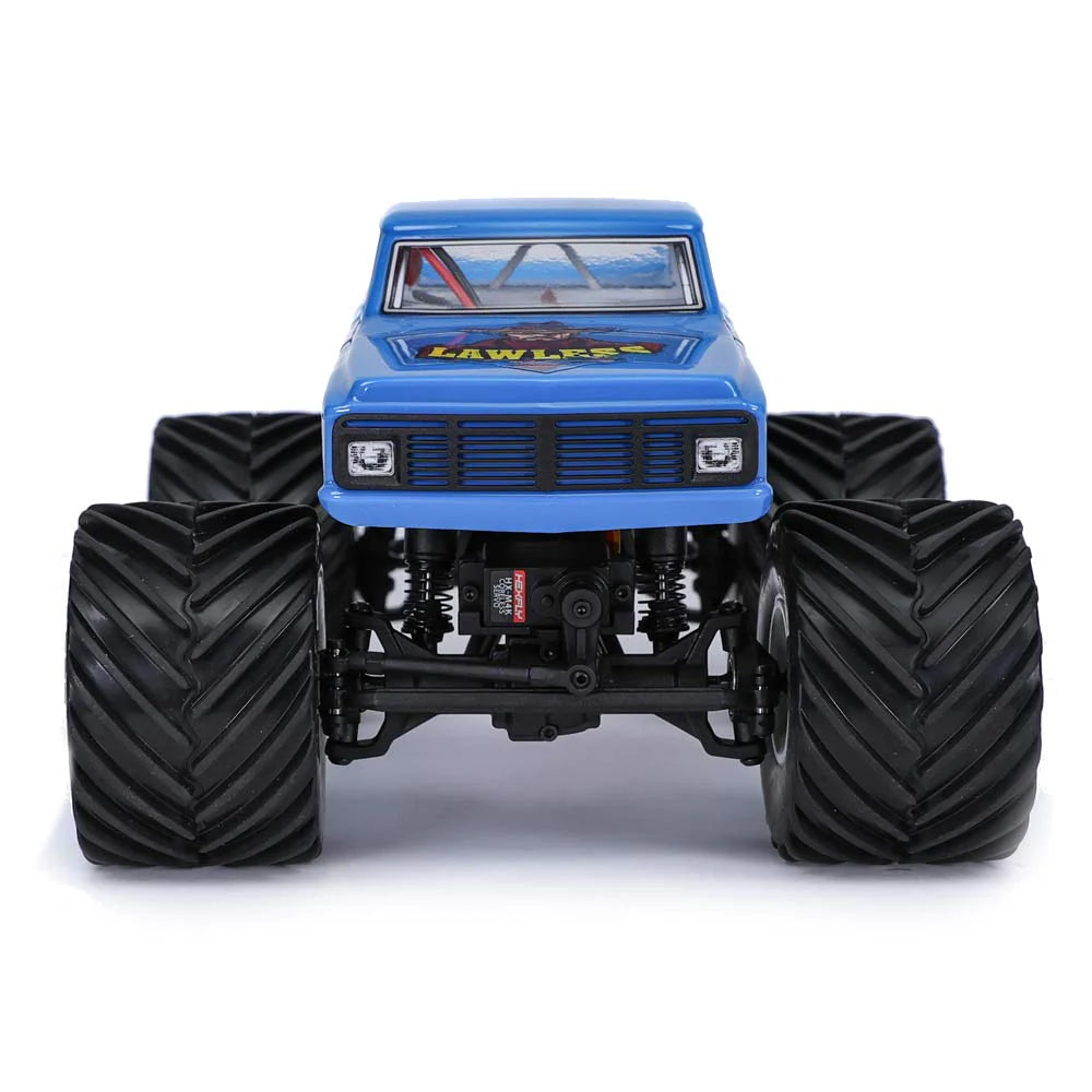 MT-18 - 1/18 Scale, Brushed, Solid Axle Monster Truck - Blue
