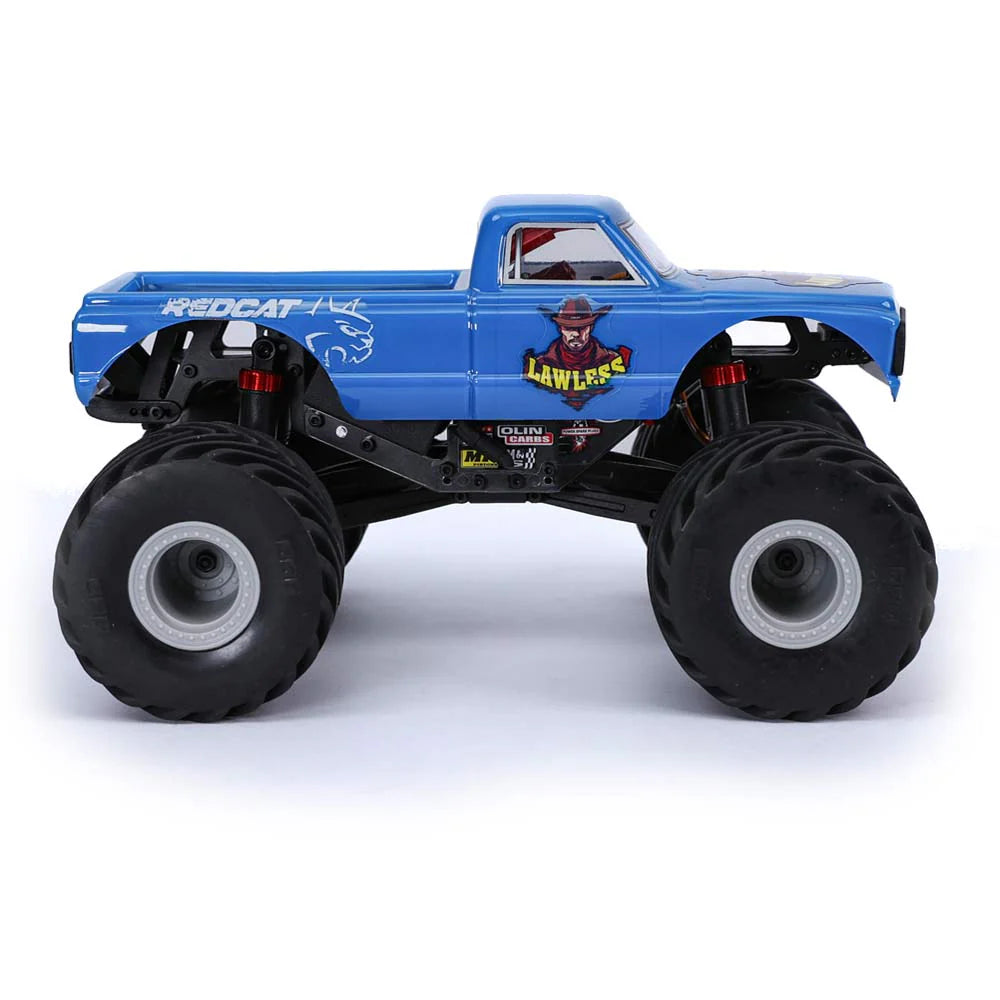 MT-18 - 1/18 Scale, Brushed, Solid Axle Monster Truck - Blue