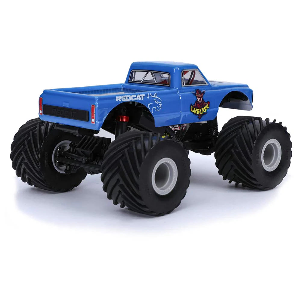 MT-18 - 1/18 Scale, Brushed, Solid Axle Monster Truck - Blue