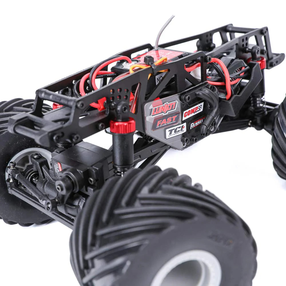 MT-18 - 1/18 Scale, Brushed, Solid Axle Monster Truck - Blue