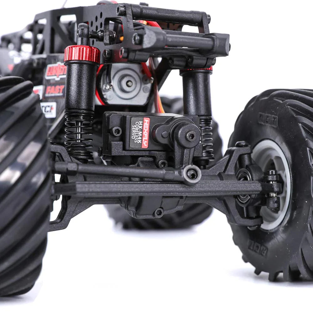 MT-18 - 1/18 Scale, Brushed, Solid Axle Monster Truck - Red