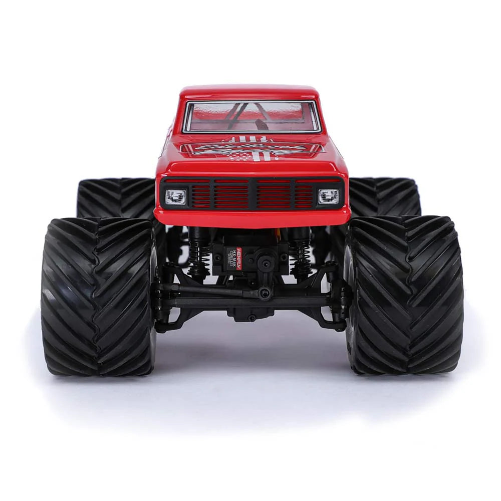 MT-18 - 1/18 Scale, Brushed, Solid Axle Monster Truck - Red