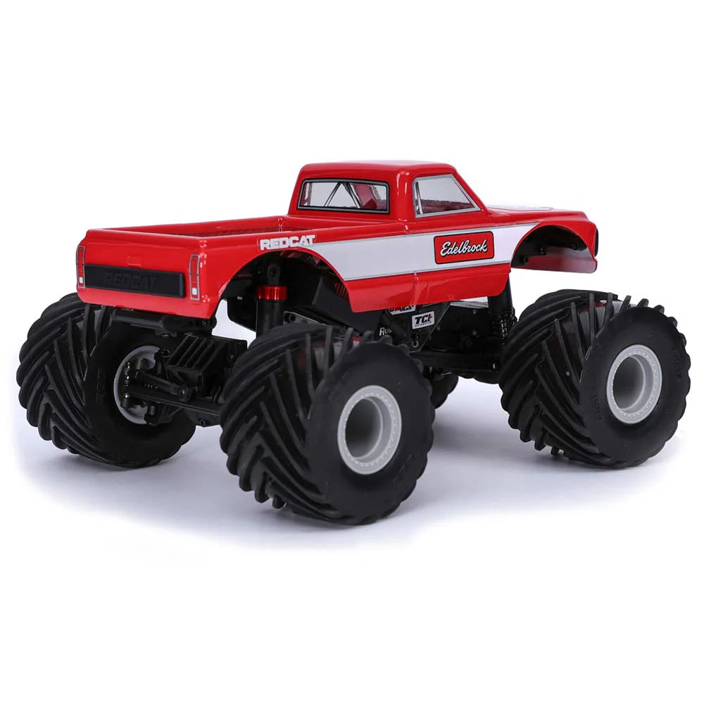 MT-18 - 1/18 Scale, Brushed, Solid Axle Monster Truck - Red