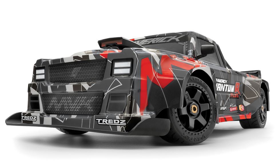 Maverick QuantumR Flux 4S 1/8 4WD RTR, Grey / Red