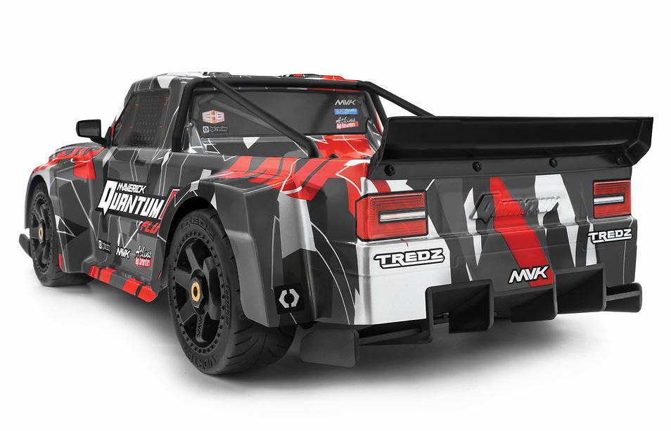 Maverick QuantumR Flux 4S 1/8 4WD RTR, Grey / Red