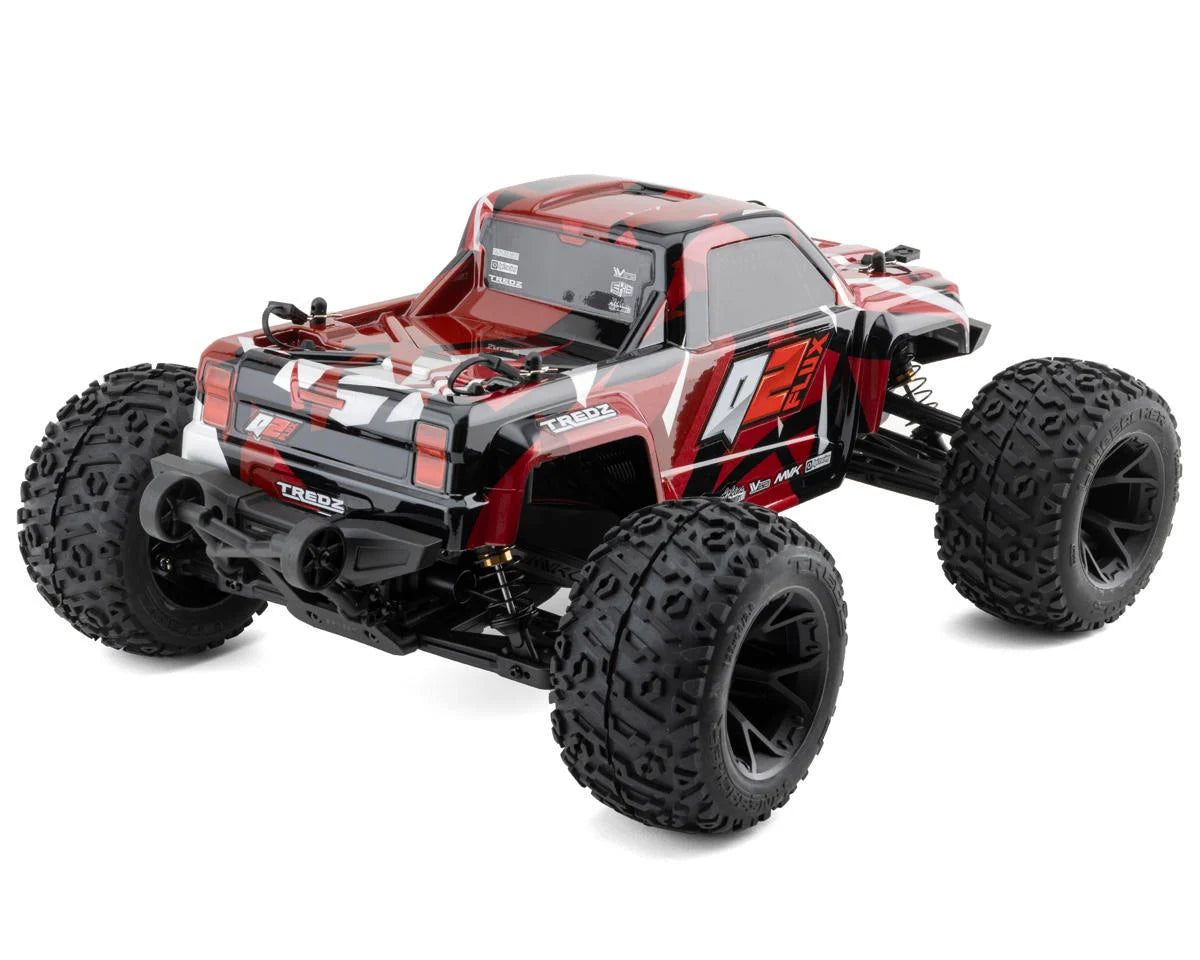 Quantum2 MT Flux Brushless 1/10 RTR Monster Truck (Red)