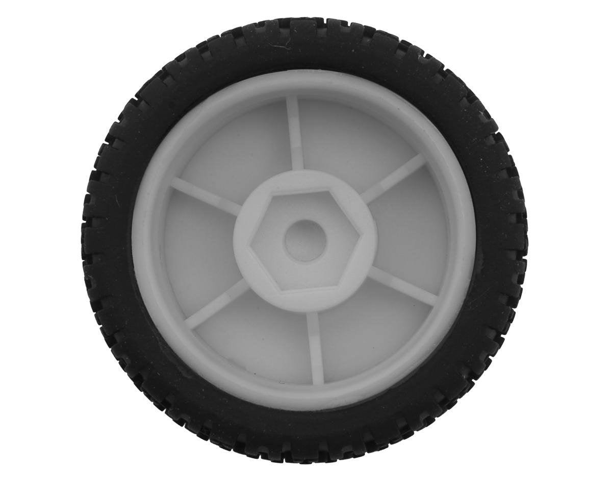 Microbe Pre-Mounted Tire Set (White)