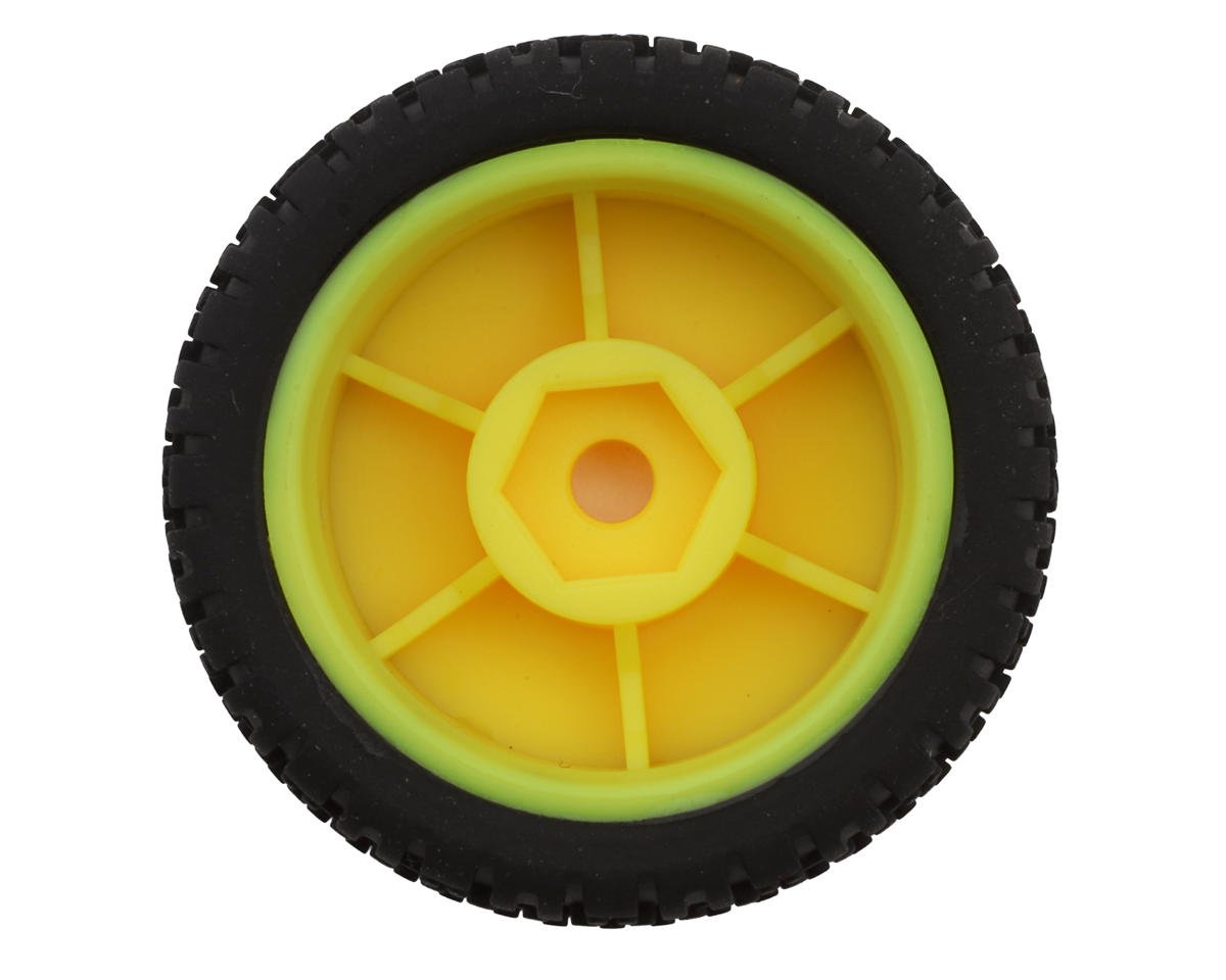 Microbe Pre-Mounted Tire Set (Yellow)