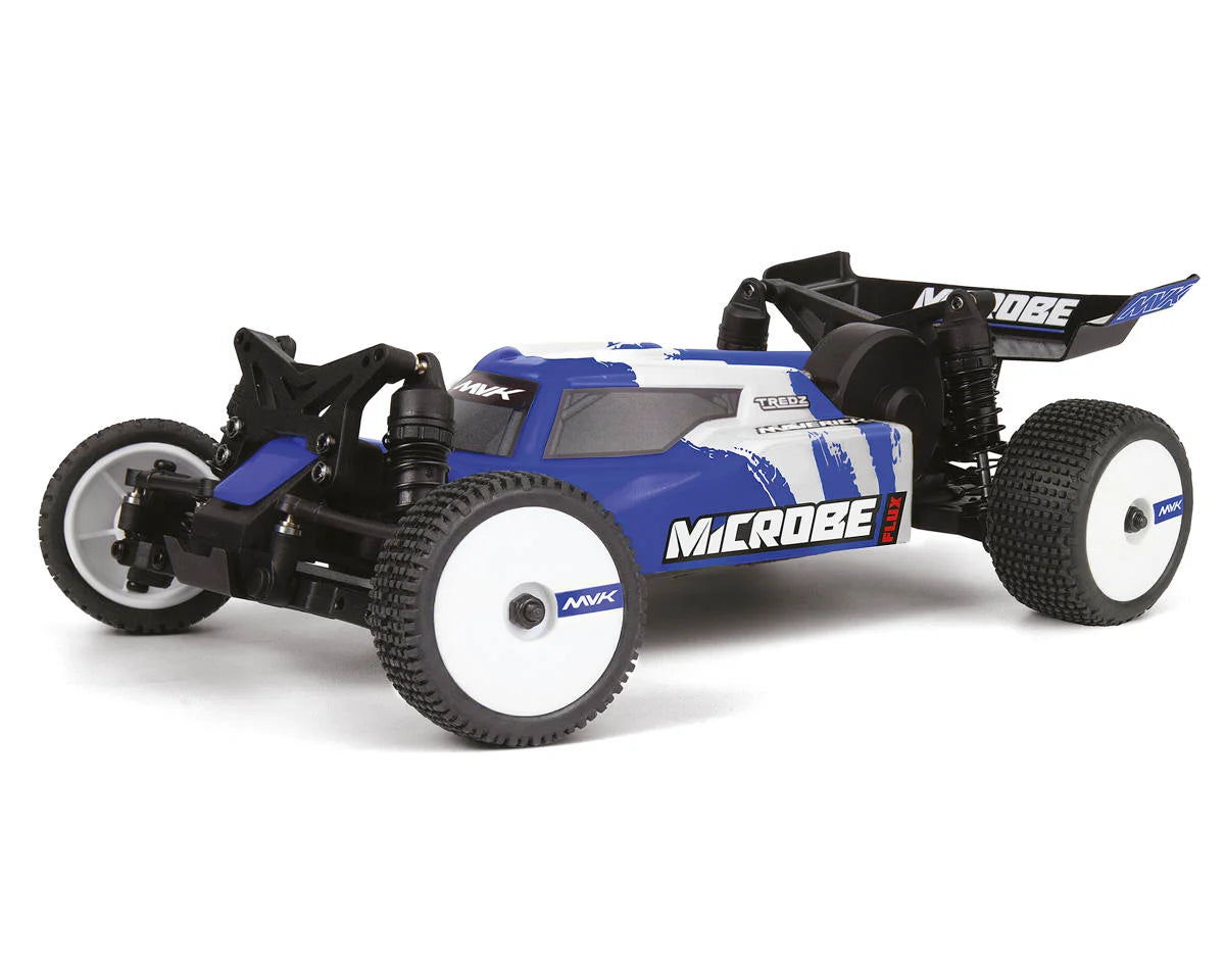 Microbe Flux 1/24 Brushless RTR 2WD Buggy (Blue)