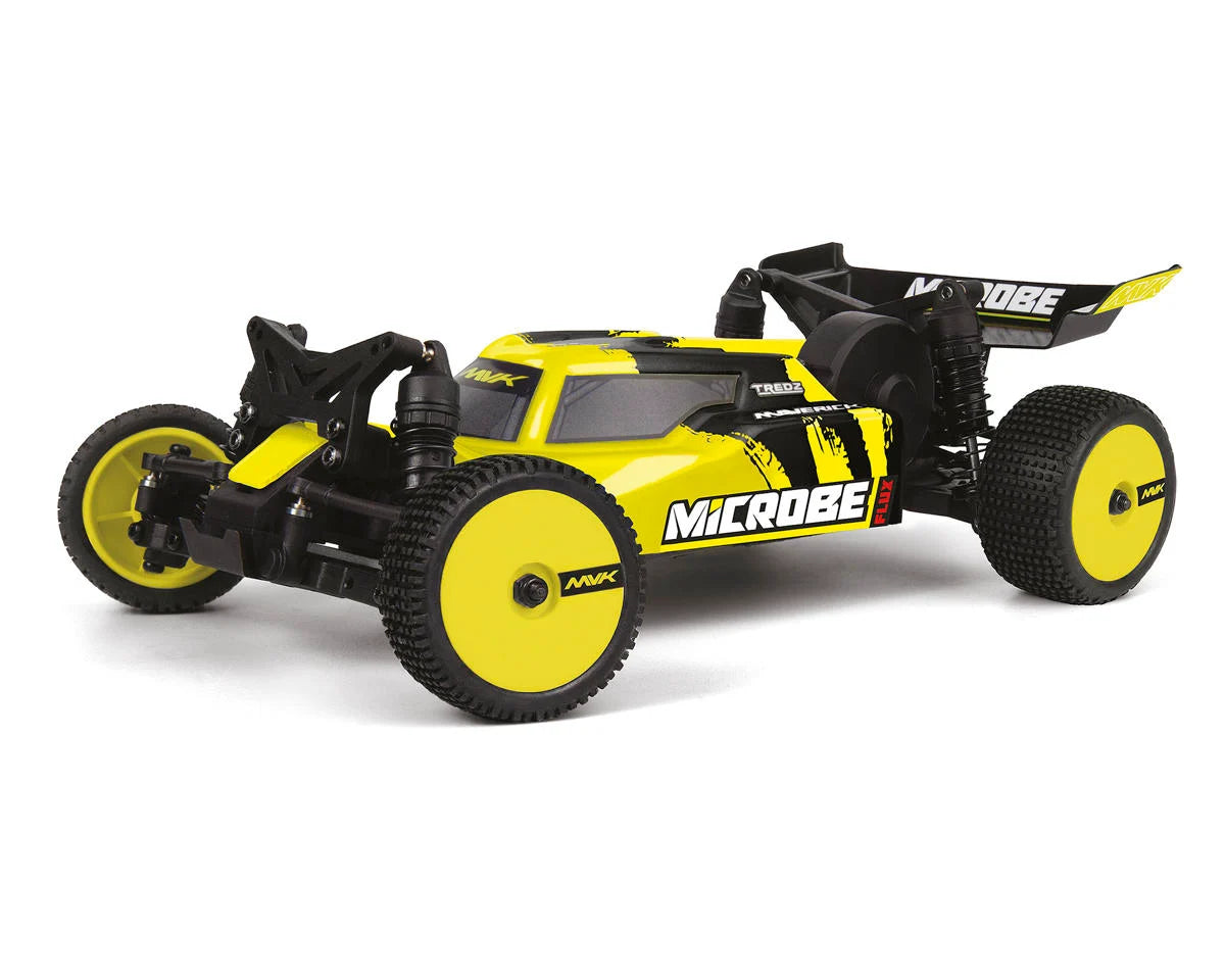 Microbe Flux 1/24 Brushless RTR 2WD Buggy (Yellow)