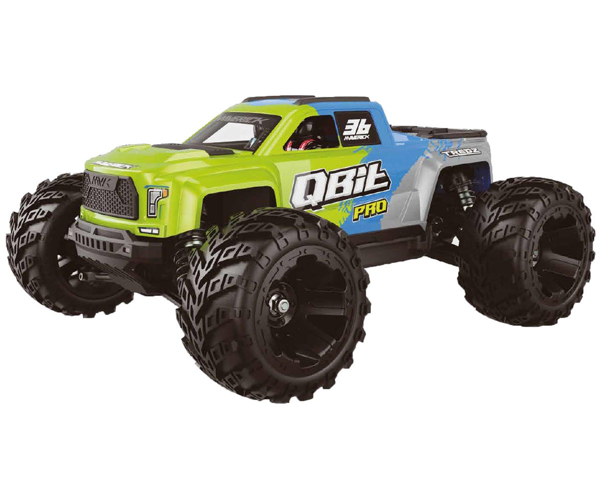 QBit MT Pro 1/16 4WD RTR Brushless Monster Truck (Green)