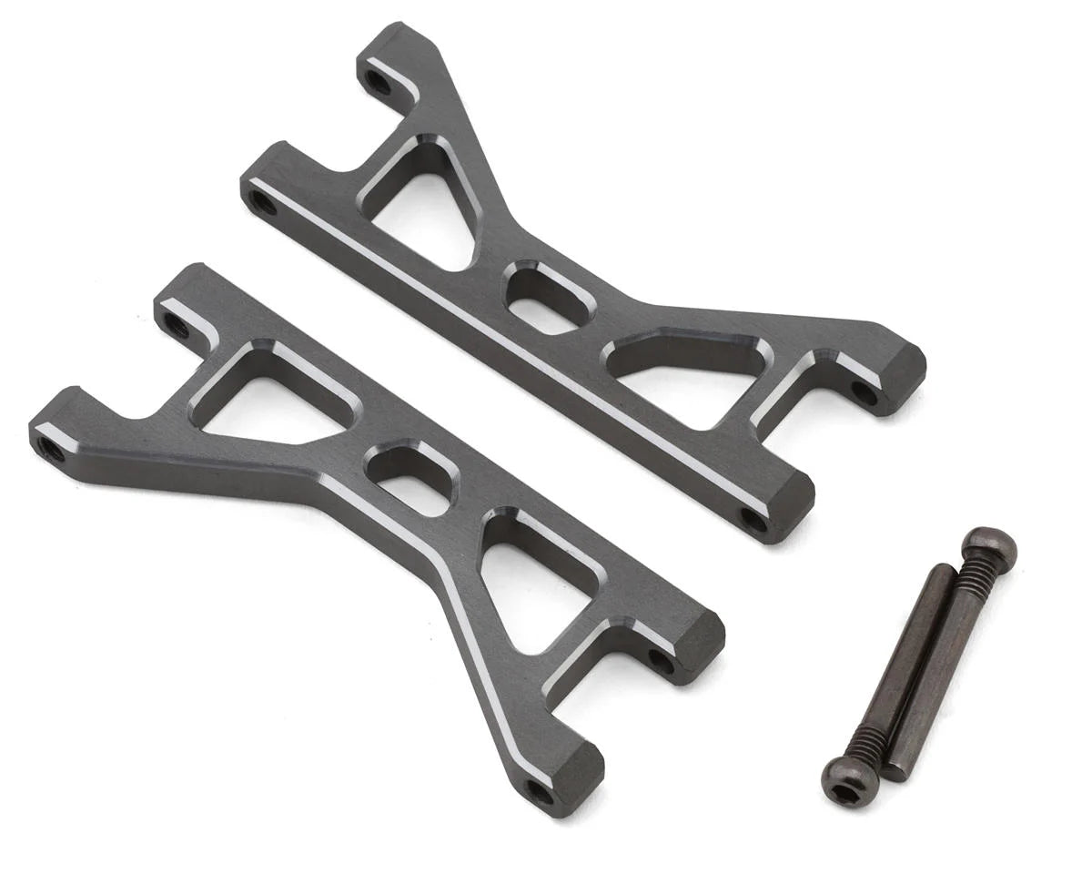 Qbit Aluminum Upper Suspension Arms (Grey) (2)