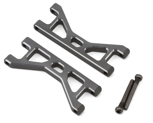 Qbit Aluminum Upper Suspension Arms (Grey) (2)