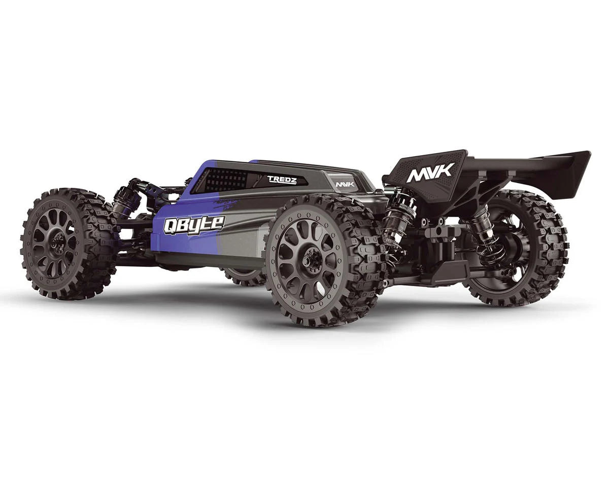 QByte XB Flux 1/12 Brushless RTR 4WD Electric Off-Road Buggy (Blue) w/2.4GHz Radio, Battery & Charger