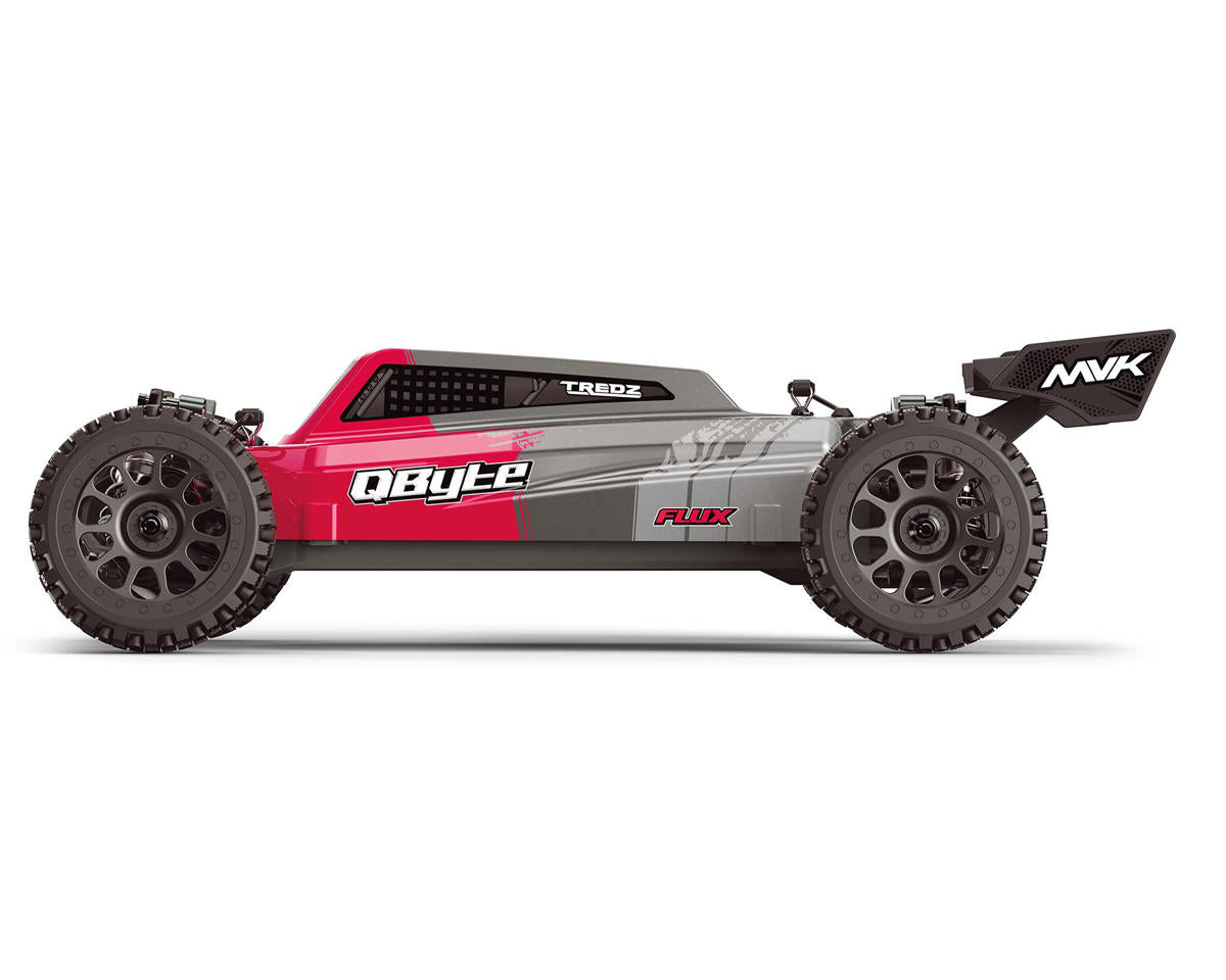 QByte XB Flux 1/12 Brushless RTR 4WD Electric Off-Road Buggy (Red) w/2.4GHz Radio, Battery & Charger