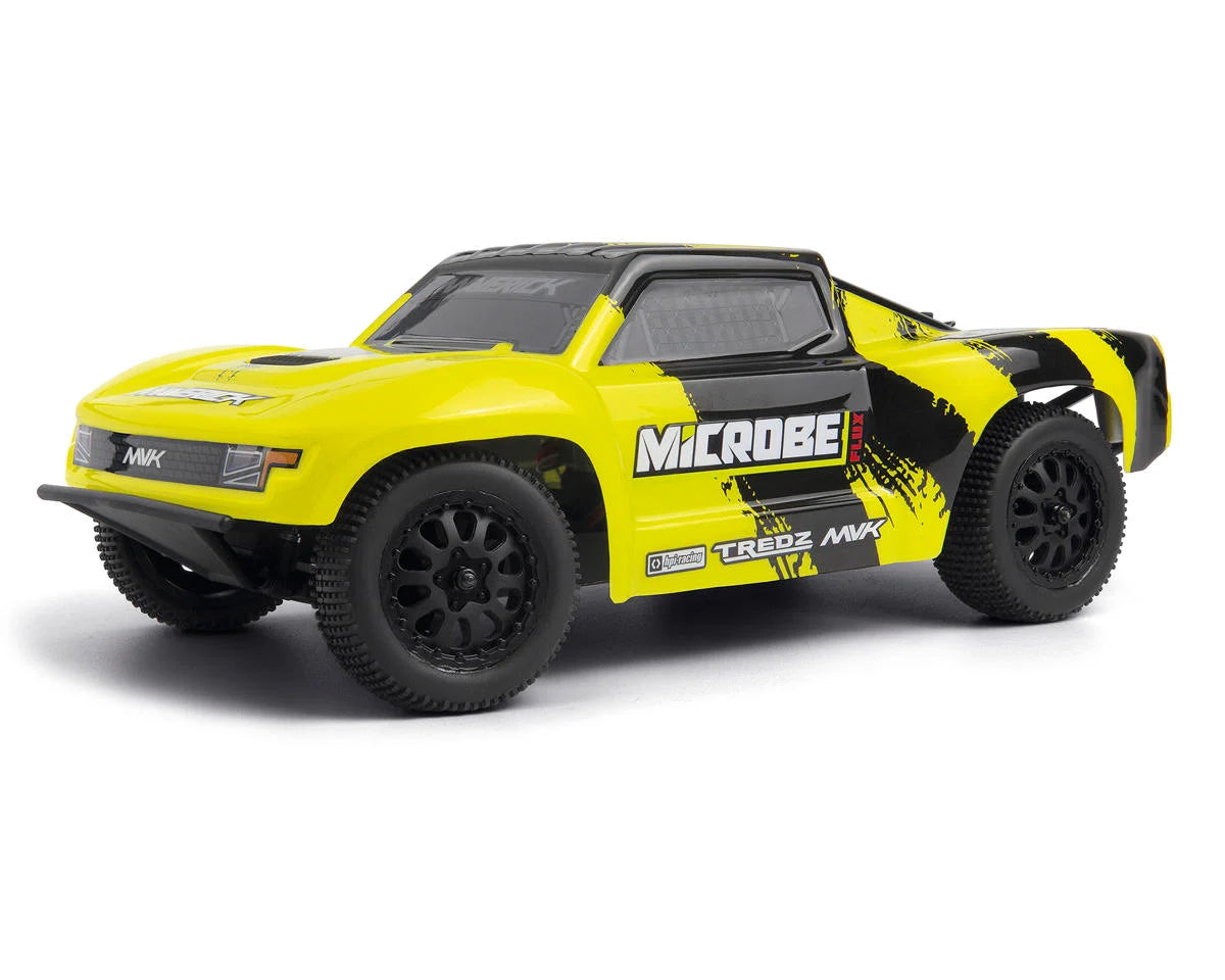Microbe SC Flux 1/24 Brushless RTR 2WD Short Course Truck (Yellow)