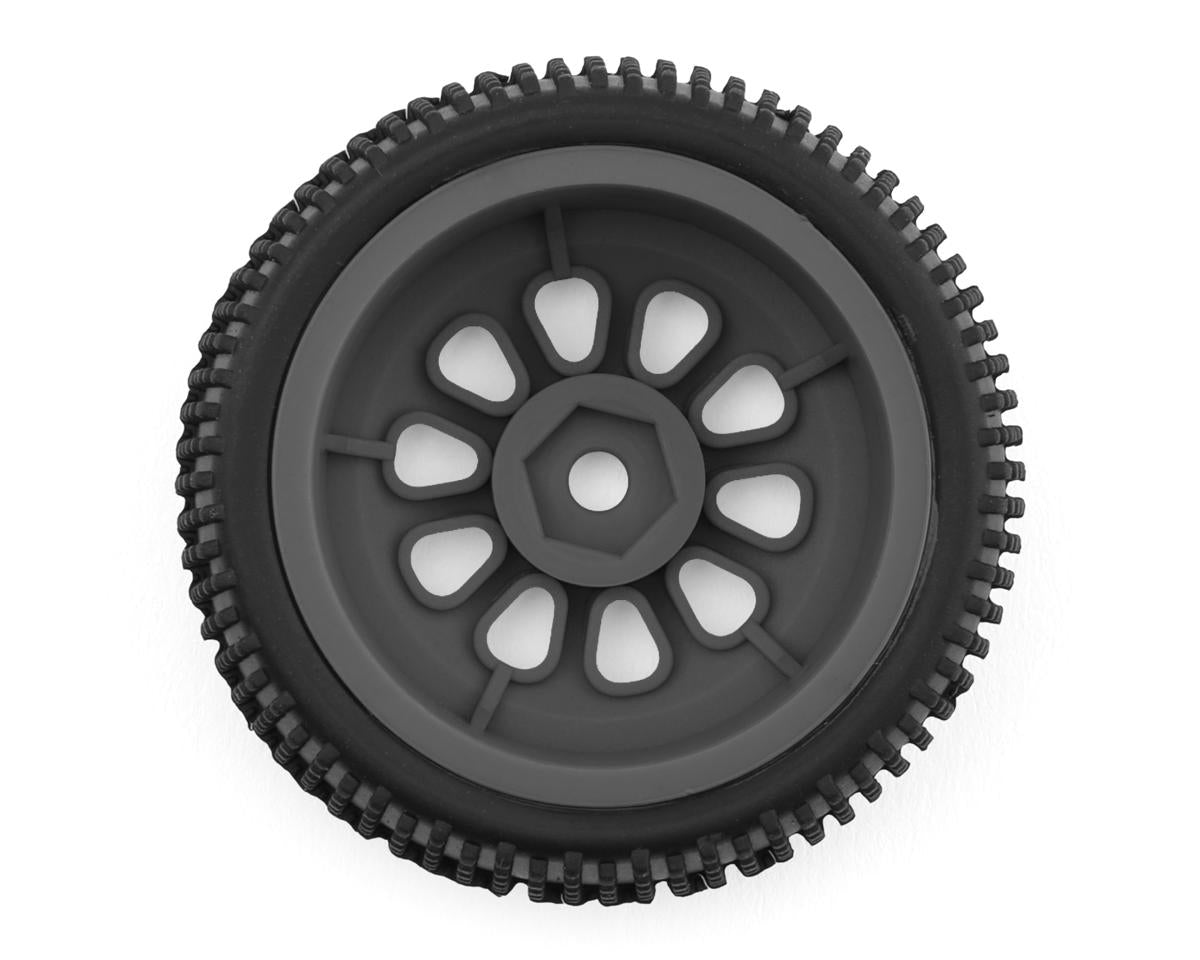 Microbe SC Sidepin Pre-Mounted Short Course Tires Set (Grey)