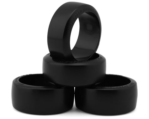 CS-M 1/10 Slick Drift Tires Low-Grip (4) (White)