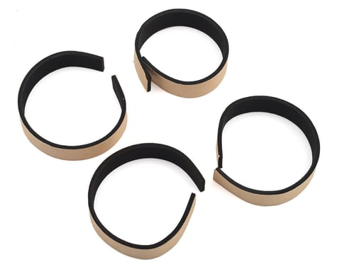 TMB 1/10 Drift Wheels (Flat Black) (+8) (x4) w/Mounting Foam
