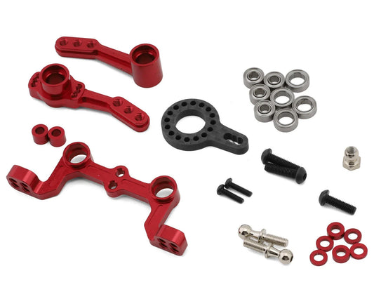 Aluminum Steering Rack Assembly (Red)