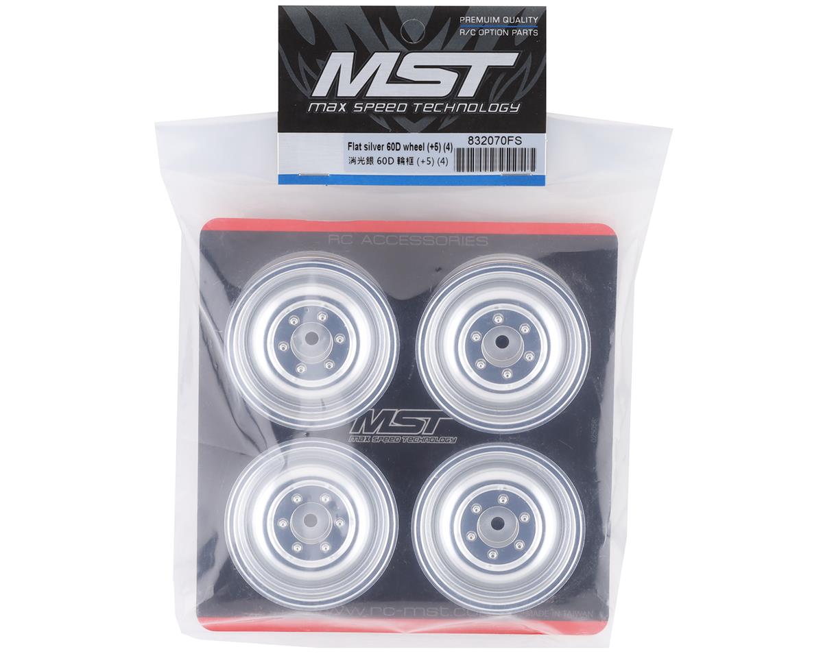 Flat silver 60D wheel (+5) (4)