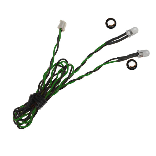Green Dual LED 5mm, 2-LEDs on Single Lead