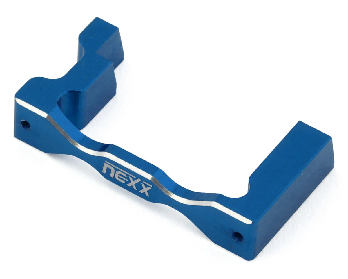 Losi Micro-B Aluminum Servo Mount (Blue) (AGF RC A06CLS Servo)