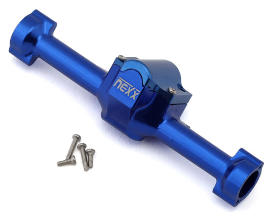 Axial SCX30 Aluminum Rear Axle Housing (Blue)