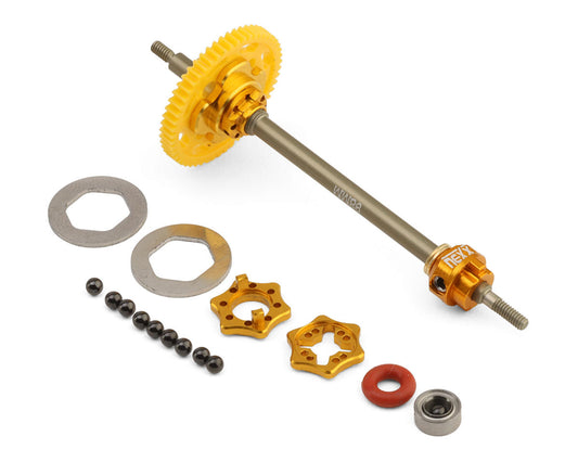 Kyosho Mini-Z MR03/04 2WD Dual-Function Spool & Ball Differential Set (Yellow)