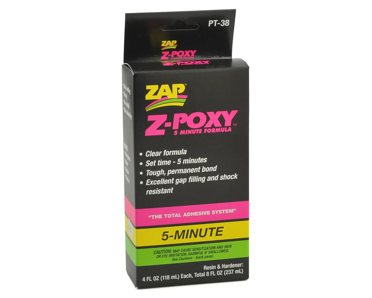 Zap Z-Poxy 5 Minute 2-Part Epoxy (8oz)